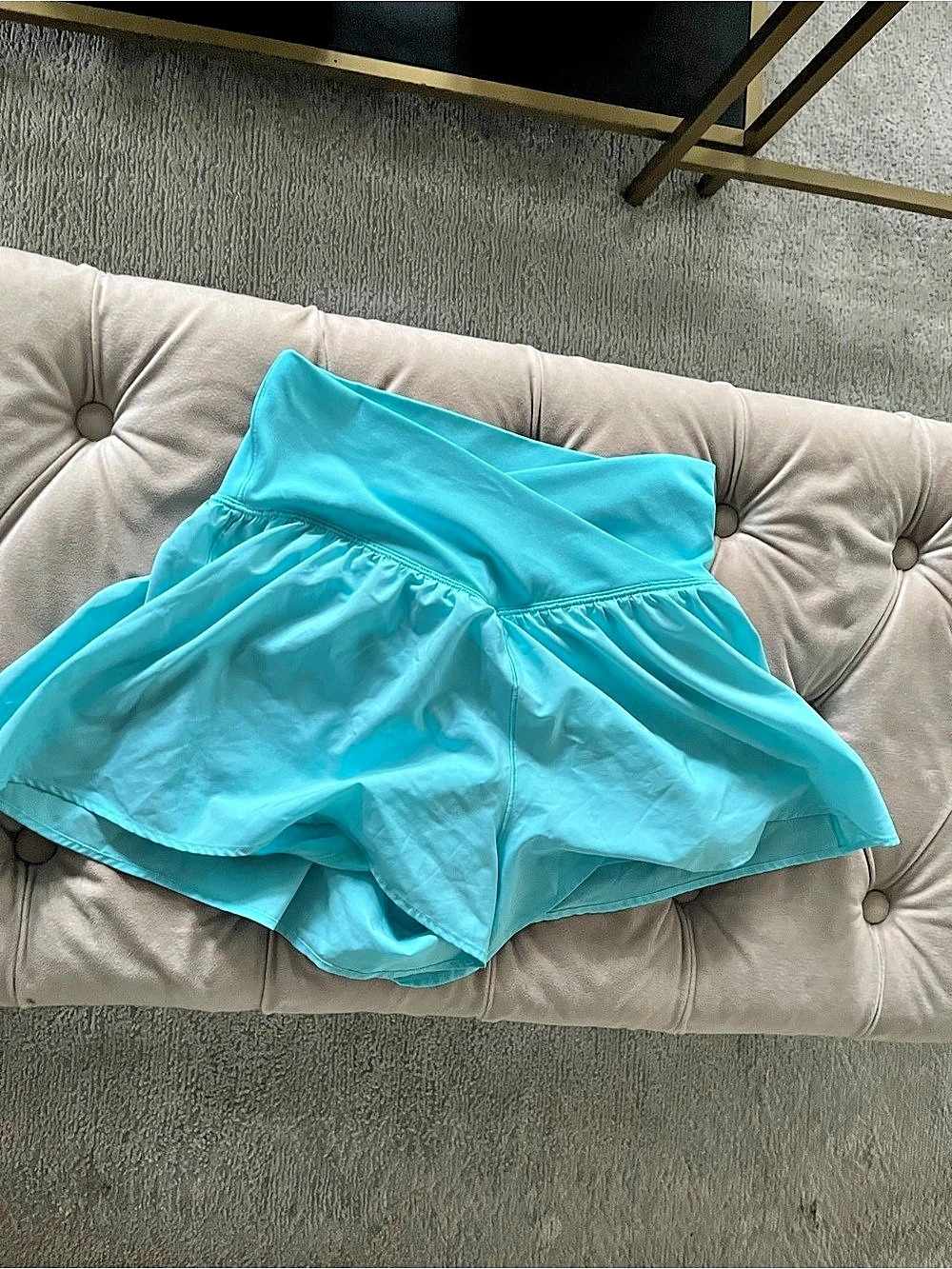 Offline by Aerie Real Me Crossover Flowy Short Blue Medium - Picture 2 of 4